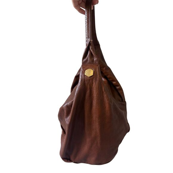 Mark by Marc Jacobs Patchwork Leather Hobo Tote Shoulder Bag Brown - Picture 10 of 16